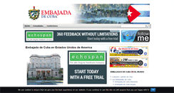 Desktop Screenshot of embajadadecuba.com